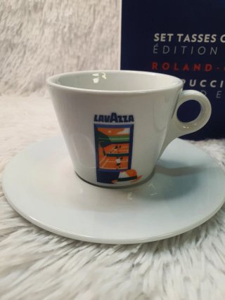 Set 2 Tazas Cappuccino Lavazza Roland-Garros