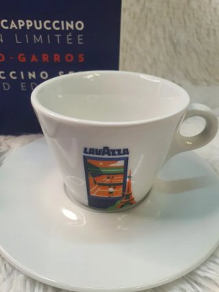 Set 2 Tazas Cappuccino Lavazza Roland-Garros