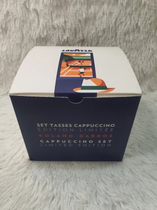 Set 2 Tazas Cappuccino Lavazza Roland-Garros