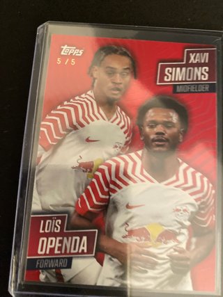 Carta Topps Xavi Simons Lois Openda 5/5