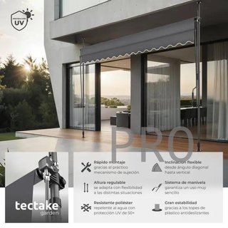 Toldo plegable para balcón