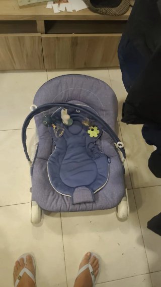 Hamaca para bebé azul