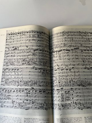 Bach edición facsímil de la Pasión según San Mateo