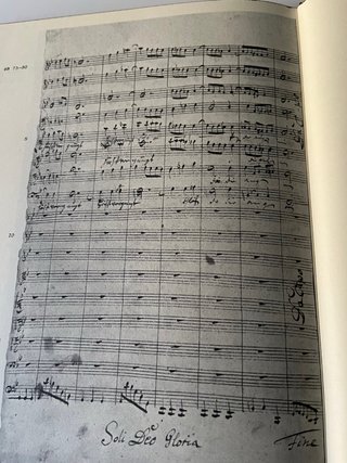 Bach edición facsímil de la Pasión según San Mateo