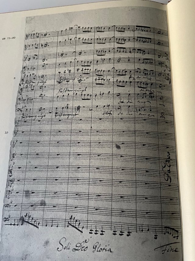 Bach edición facsímil de la Pasión según San Mateo