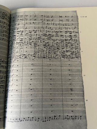 Bach edición facsímil de la Pasión según San Mateo