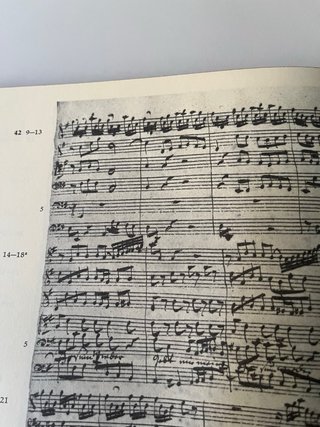 Bach edición facsímil de la Pasión según San Mateo