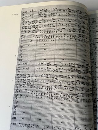 Bach edición facsímil de la Pasión según San Mateo