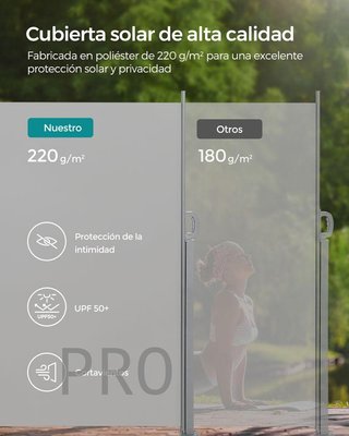 Toldo Lateral Extensible - SONGMICS