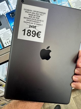 iPad 9ª Gen 64GB Gris Espacial