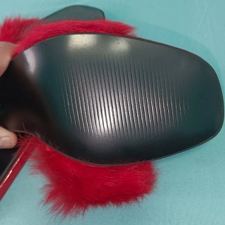 Sandalias Ascendancy Rojas de pelo