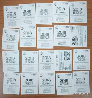Cromos Panini Rusia 2018 para Anuska