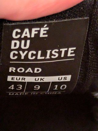 NUEVAS Zapatillas CAFE DU CYCLISTE ROAD talla 43