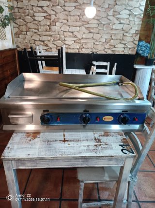 Plancha de gas natural Industrial