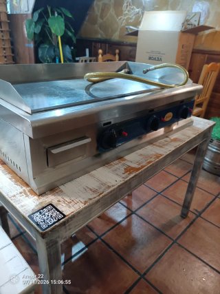 Plancha de gas natural Industrial