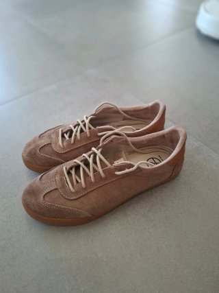 Zapatos Poqa Piel Ante Hombre Beige Marrón