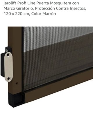 Mosquitera Puerta Jarolift Profi Line Marrón