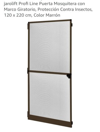 Mosquitera Puerta Jarolift Profi Line Marrón