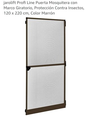 Mosquitera Puerta Jarolift Profi Line Marrón