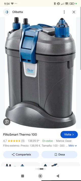 Filtro Oase FiltoSmart Thermo 100