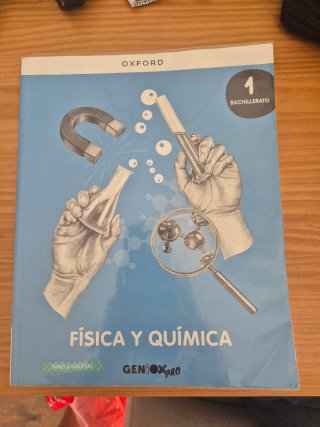 Libro 1 Bachillerato física y química Oxford