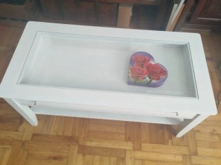 Mesa de centro blanca