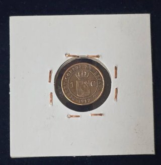 Alfonso XIII 1 Ctmo 1912 *2 cobre