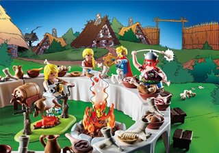 PLAYMOBIL BANQUETE EN LA ALDEA 71827