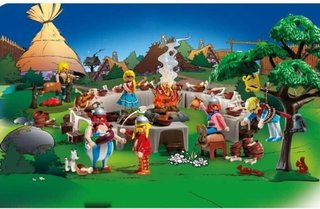 PLAYMOBIL BANQUETE EN LA ALDEA 71827