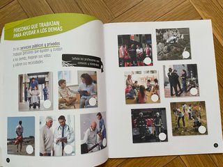 Libro profesiones que cuidan