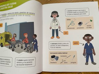 Libro profesiones que cuidan