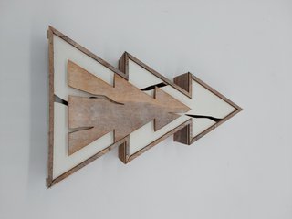 Small Foot Albero illuminato, design tronco d'albero