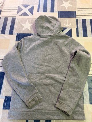 Sudadera Nike gris logo negro XL niño