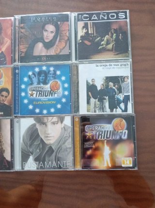 Lote de 9 CDs de Música Pop Española