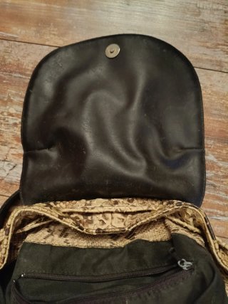 Zaino vera pelle pitone