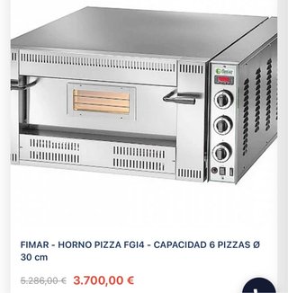 Horno para Pizza Fimar FGI4 gas butano
