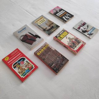 Lote libros novelas negras, crónica, prosa.