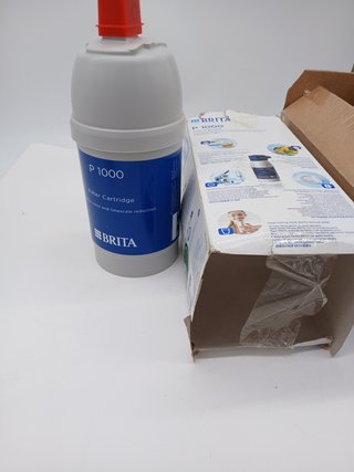 BRITA Filtro de agua para grifo, 12 meses de agua filtrada, Blanco, 1 Unidad (Paquete de 1)