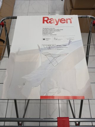 Rayen | Tendedero con alas | Superficie de tendido de 19 m | Sistema de bloqueo de alas | Tendedero