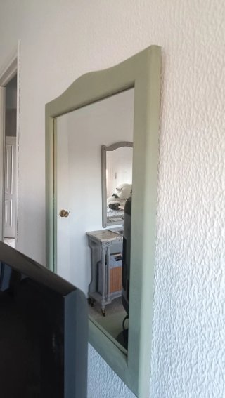 Espejo dormitorio a juego cómoda cabecero