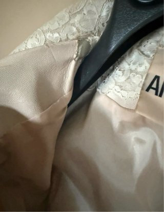 Giubbotto ecopelle Anyie By bianco