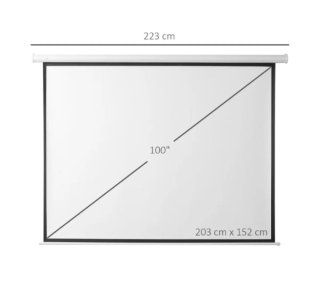 Pantalla Proyector Eléctrica Motorizada