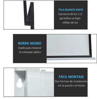 Pantalla Proyector Eléctrica Motorizada