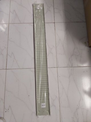 Nobo 1900404 - Panel de metal para organización de tarjetas, incluye 54 ranuras