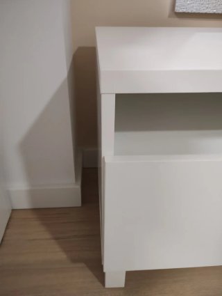 Mueble TV IKEA Besta Blanco
