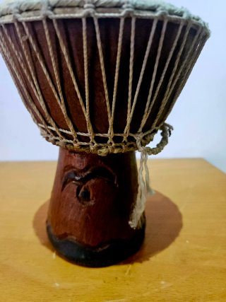 Tambor Djembe Artesanal Madera Piel