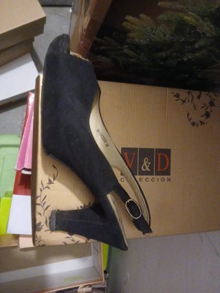 Sandalias Negras Talla 39