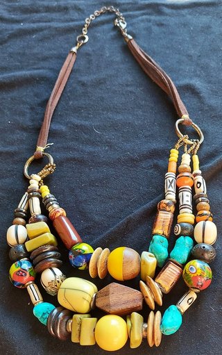 17 Collares estilo Boho, chic, hippy. 17 COLGANTES