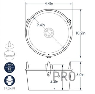 Molde para pastelería de aluminio - Nordic Ware