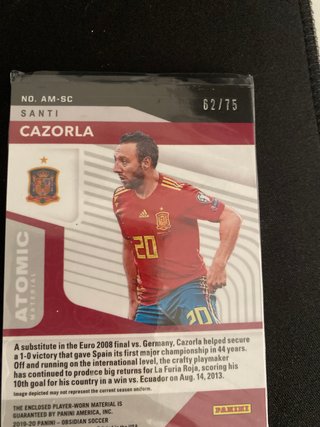 Parche Santi Cazorla Obsidian España